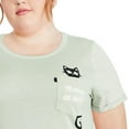 thumbnail image 4 of George Plus Women's Rolled Sleeve Nightshirt, 4 of 6