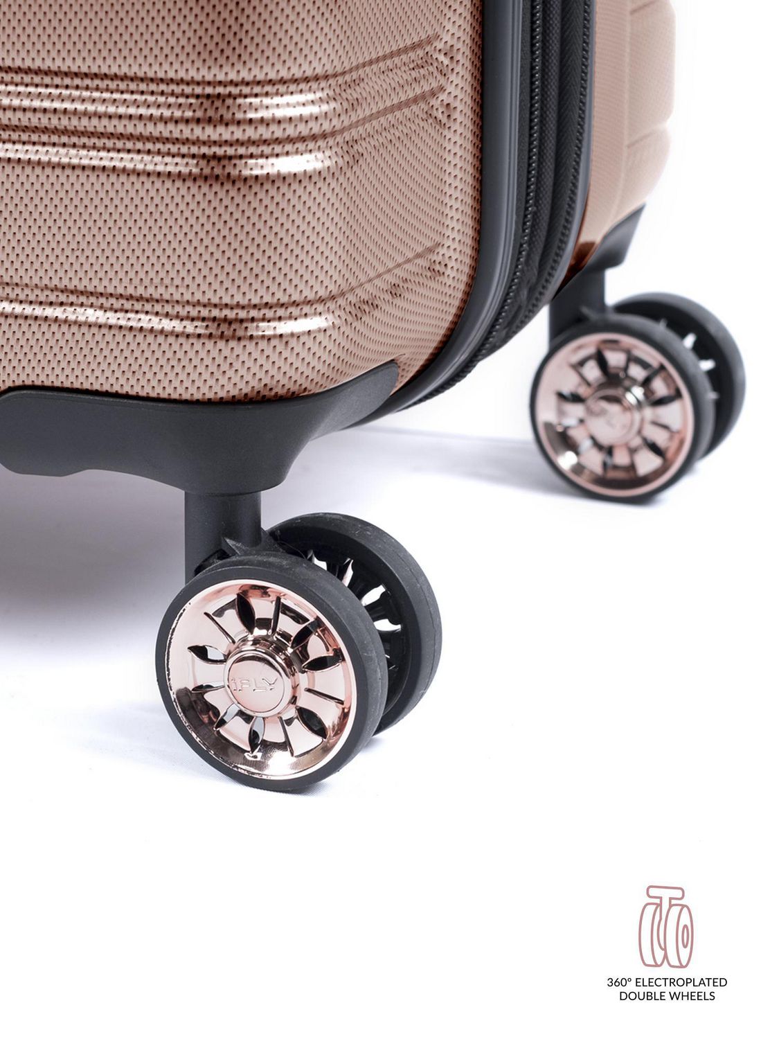 walmart ifly rose gold luggage