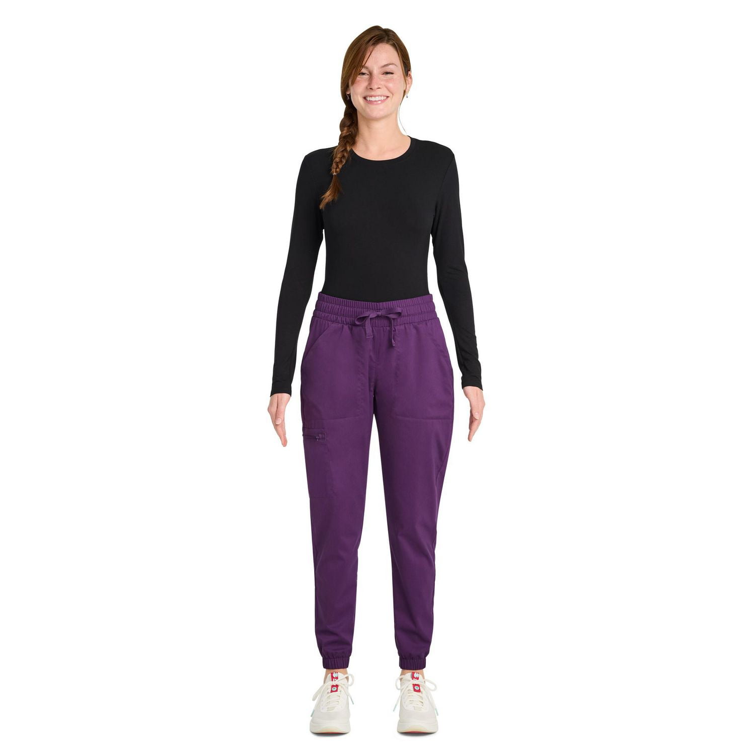 Scrubstar Women's Ultimate Stretch Drawstring Jogger Cargo Scrub Pant WC047A