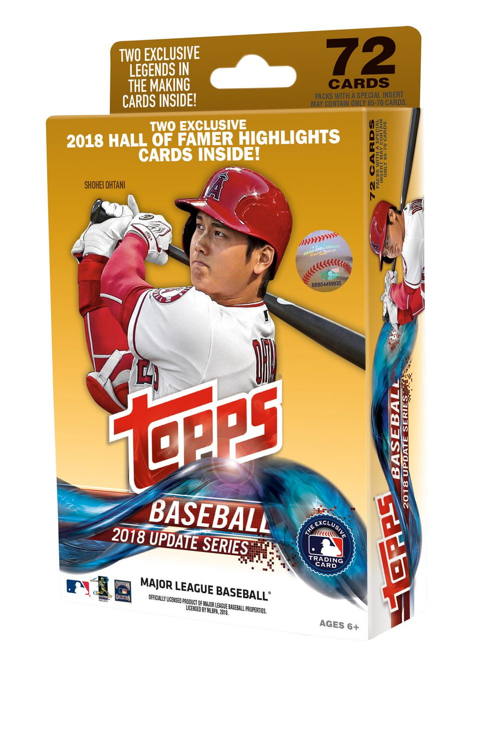 2018 TOPPS UPDATES BASEBALL WALMART HANGER PACK Walmart Canada