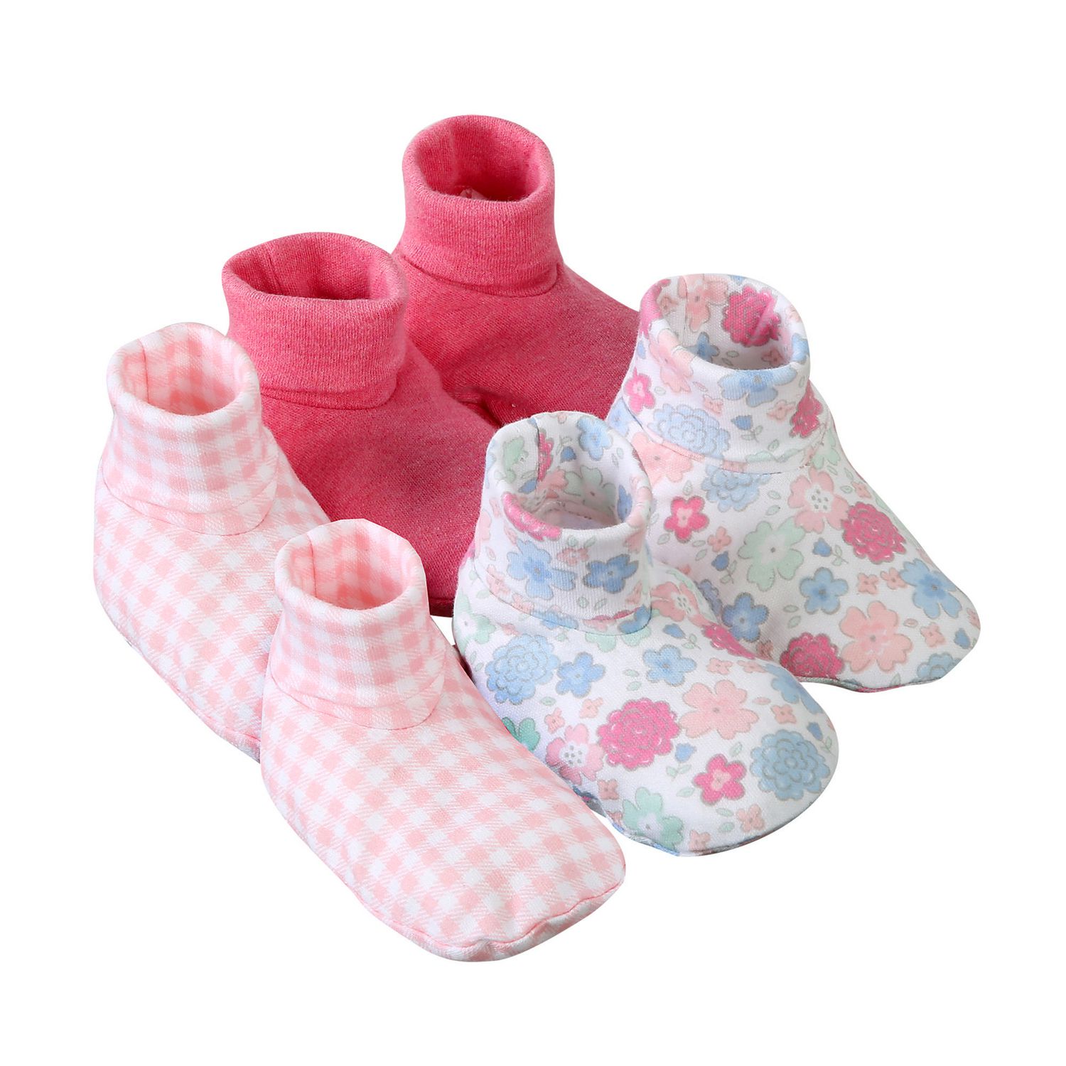 baby Girls' Cotton Booties, 3Pairs Walmart Canada
