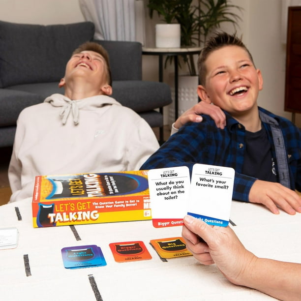 Let's Get Talking – The Question Game To Get To Know Your Family Better –  by What Do You Meme?® Family – Card Game for Ages 8+ 