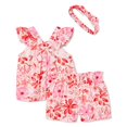 thumbnail image 2 of Ensemble 3 pièces avec short George pour petites filles, 2 of 2