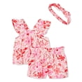 thumbnail image 2 of Ensemble 3 pièces avec short George pour bébés filles, 2 of 2