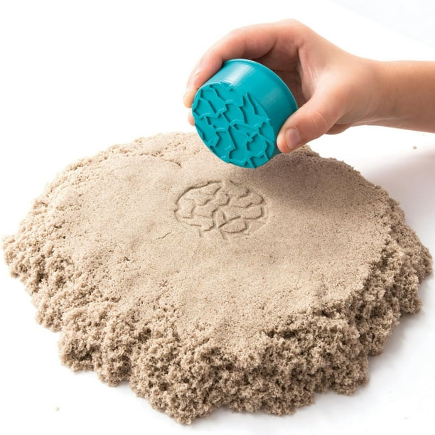 Kinetic Sand, Coffret bac à sable pliable Chantier avec véhicule