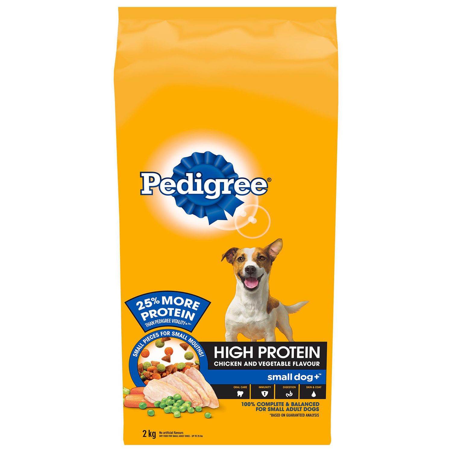 Pedigree Small Dog+ Chicken & Vegetable High Protein Dry Dog Food