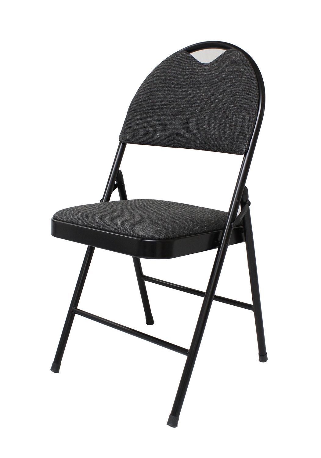 Gsc Deluxe Black Fabric Folding Chair Walmart Canada