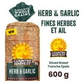 thumbnail image 1 of Country Harvest® Herb & Garlic Sliced Bread, 1 of 8