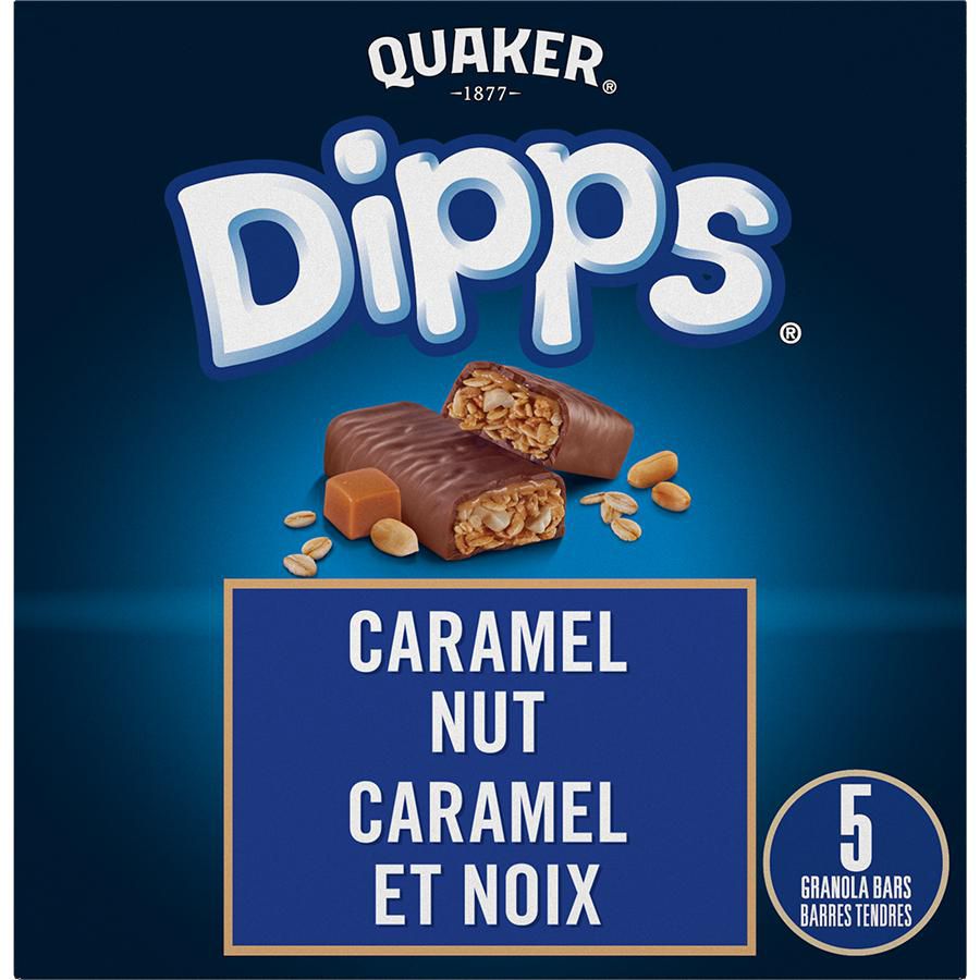 Quaker Dipps Caramel Nut Granola Bars Walmart Canada