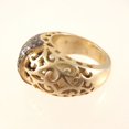 thumbnail image 2 of Bague en filigrane avec pierres serties en style pave, 2 of 2