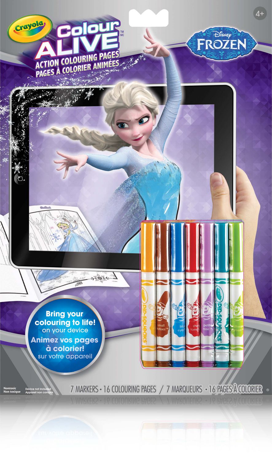 Download Crayola Frozen Colour Alive Action Colouring Pages ...