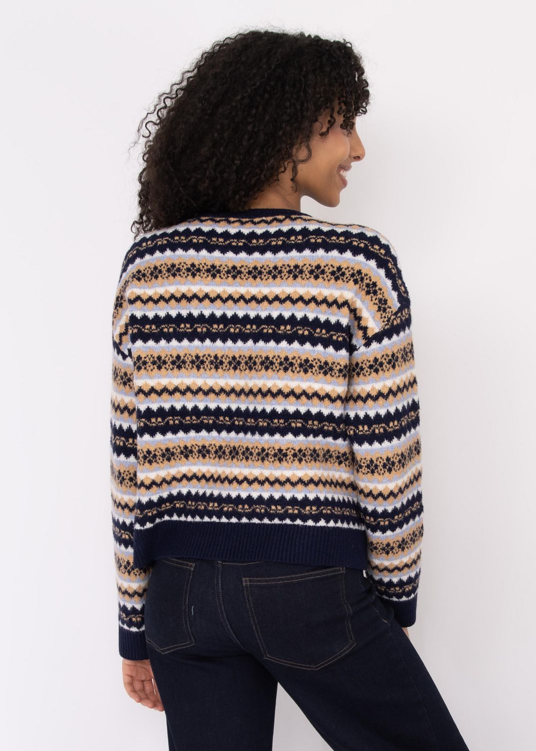 CLOTH BY DESIGN Fair Isle Crewneck Sweater - Walmart.ca