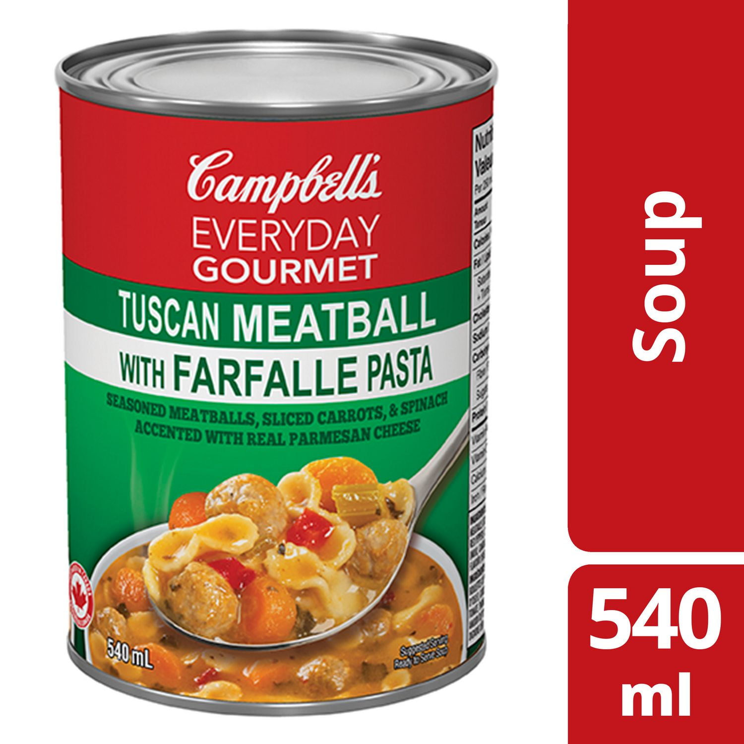 Campbell's Campbell's Creations Tuscan Meatball with Farfalle Pasta, 540 mL  