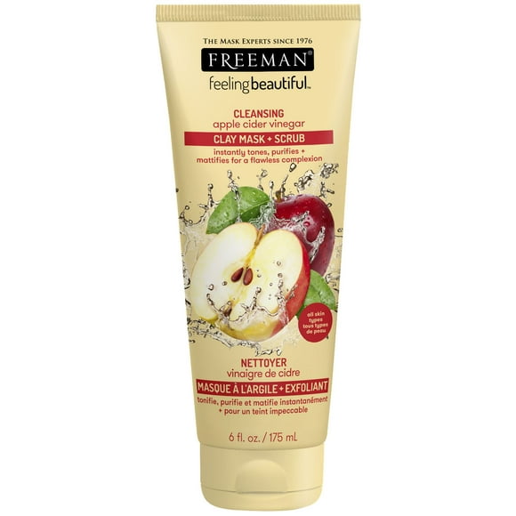 Freeman Feeling Beautiful Apple Cider Vinegar 4-in-1 Foaming Clay Mask