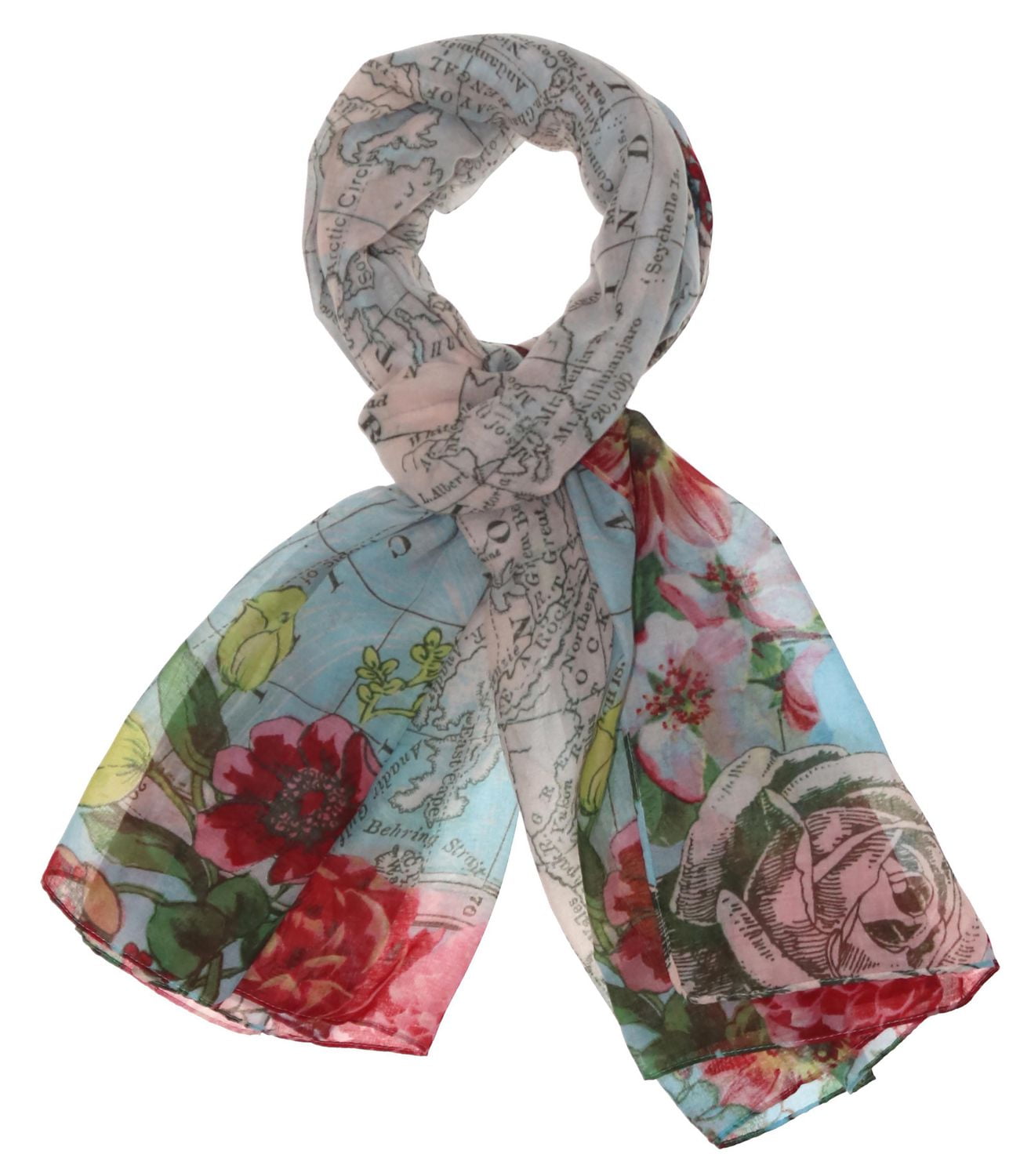 Ladies pale blue deals scarf