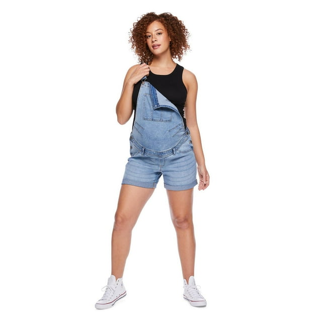 Paisley Sky Maternity Denim Shortall