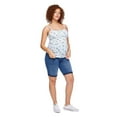 thumbnail image 1 of Paisley Sky Maternity OTB Knit Bermuda Short, 1 of 6