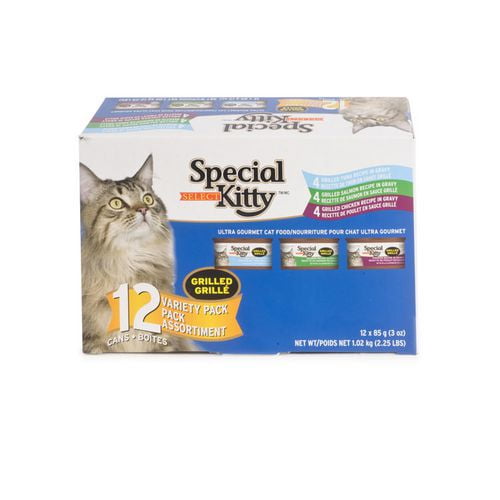 Assortiment de nourriture grillée ultra gastronomique pour chats de Special Kitty Select