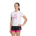 thumbnail image 1 of Reebok Girls Flower Petals Short Sleeve Graphic Tee, 1 of 6