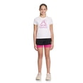 thumbnail image 4 of Reebok Girls Flower Petals Short Sleeve Graphic Tee, 4 of 6