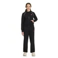 thumbnail image 4 of Reebok Girls "Starter" Zip-Up Cropped Hoodie with Piping and Pockets, 4 of 6