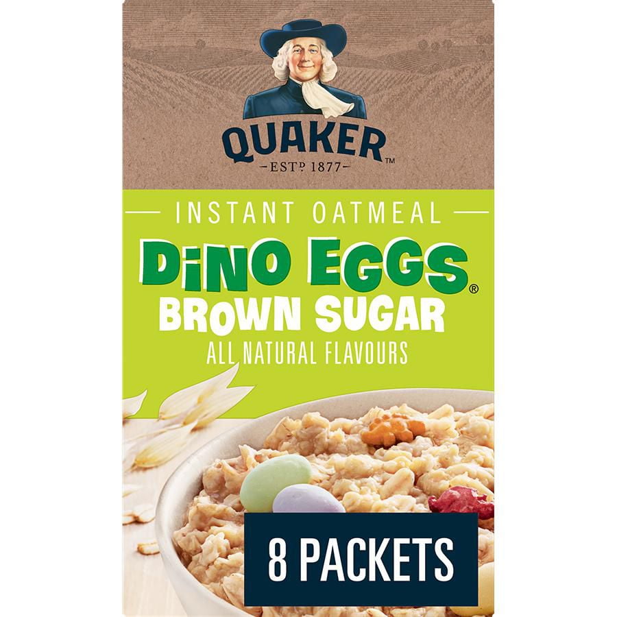 Quaker Dino Eggs Brown Sugar Instant Oatmeal Walmart Canada