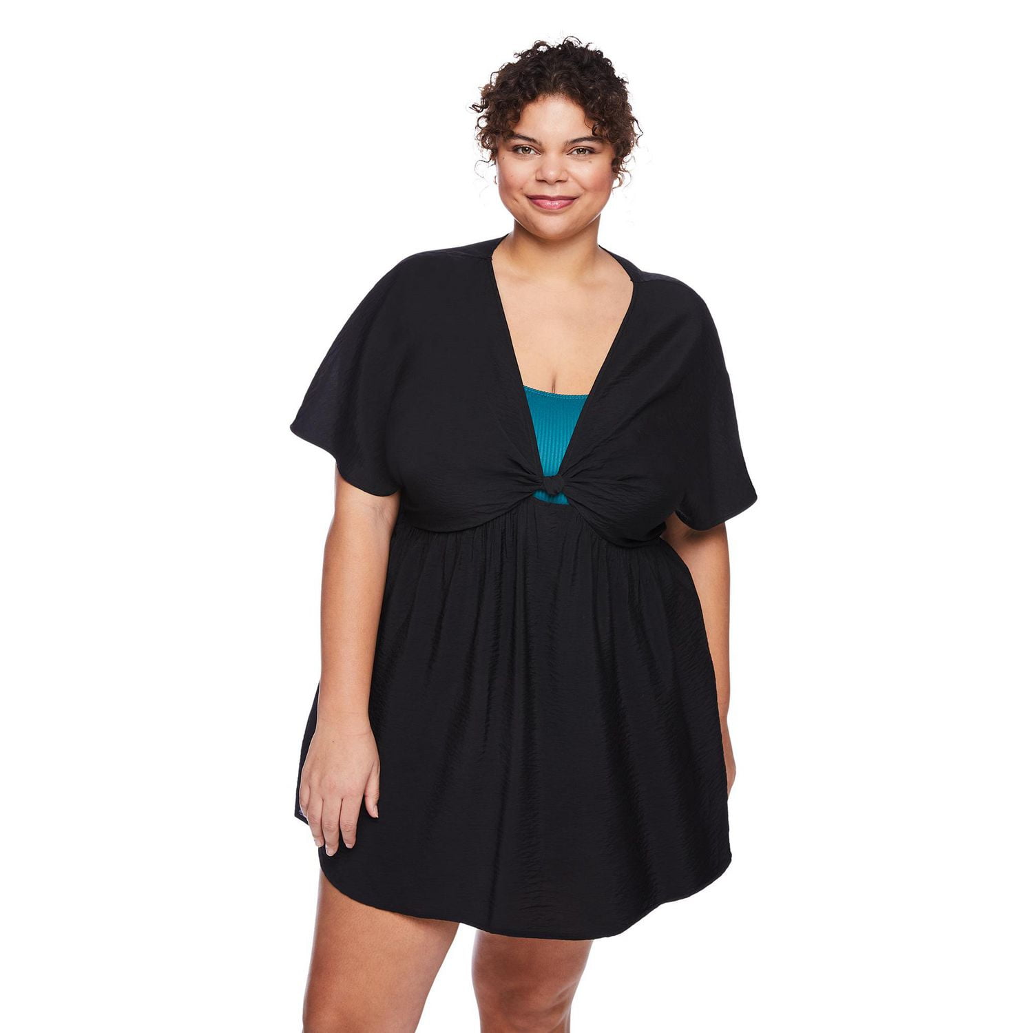 George Women's Plus Kaftan Dress Cover-Up, Sizes 1X-3X