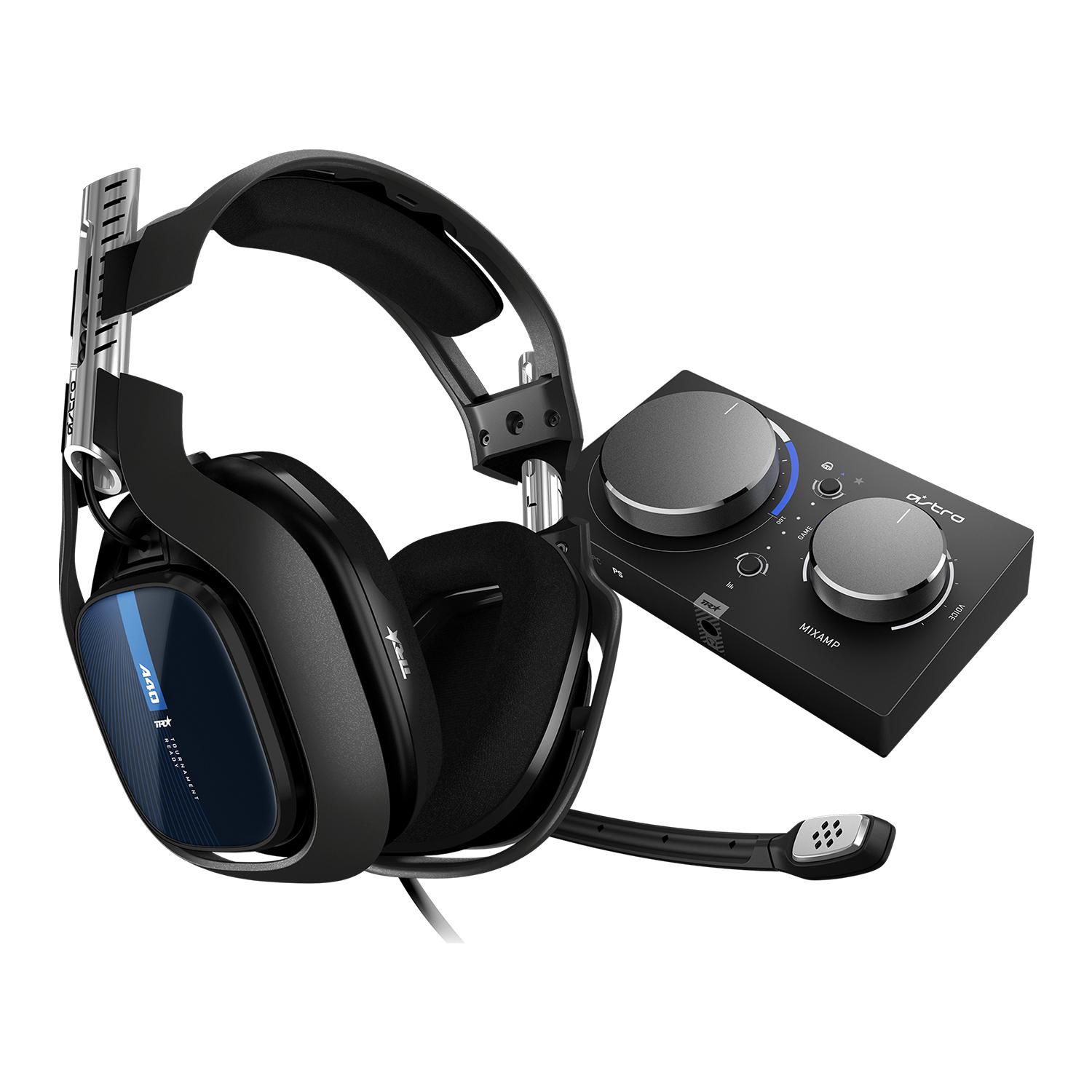 Astro Gaming A40 TR Wired Stereo Gaming Headset for PS4, PC with MixAmp Pro  TR Controller