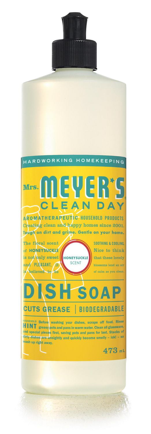 Mrs. Meyer's Clean Day Dish Soap, Dishwashing Liquid, 473ml