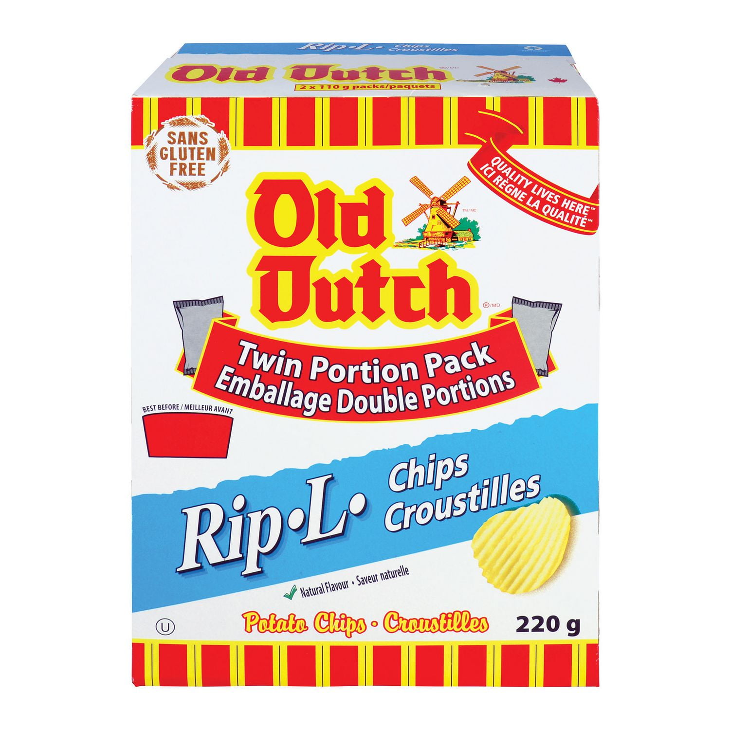 Old Dutch RipL Boxed Potato Chips Walmart Canada