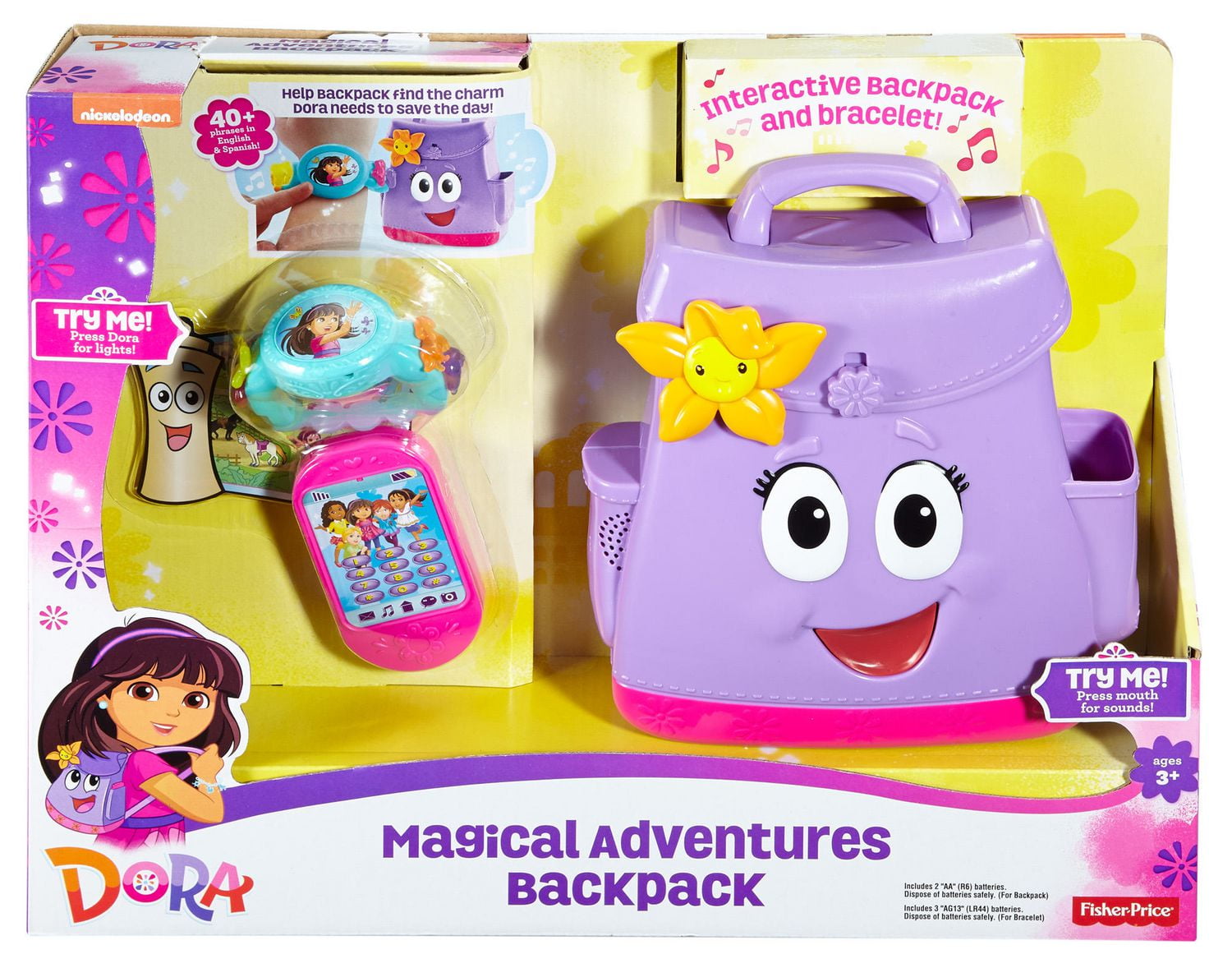 Fisher Price Nickelodeon Dora And Friends Magical Adventures Backpack Walmart