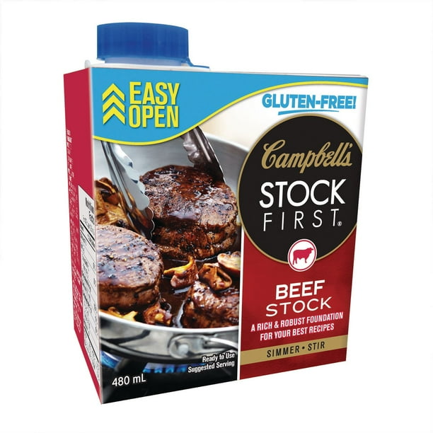 Campbell's Stock First Simmer Beef Stock, 480 mL Walmart.ca