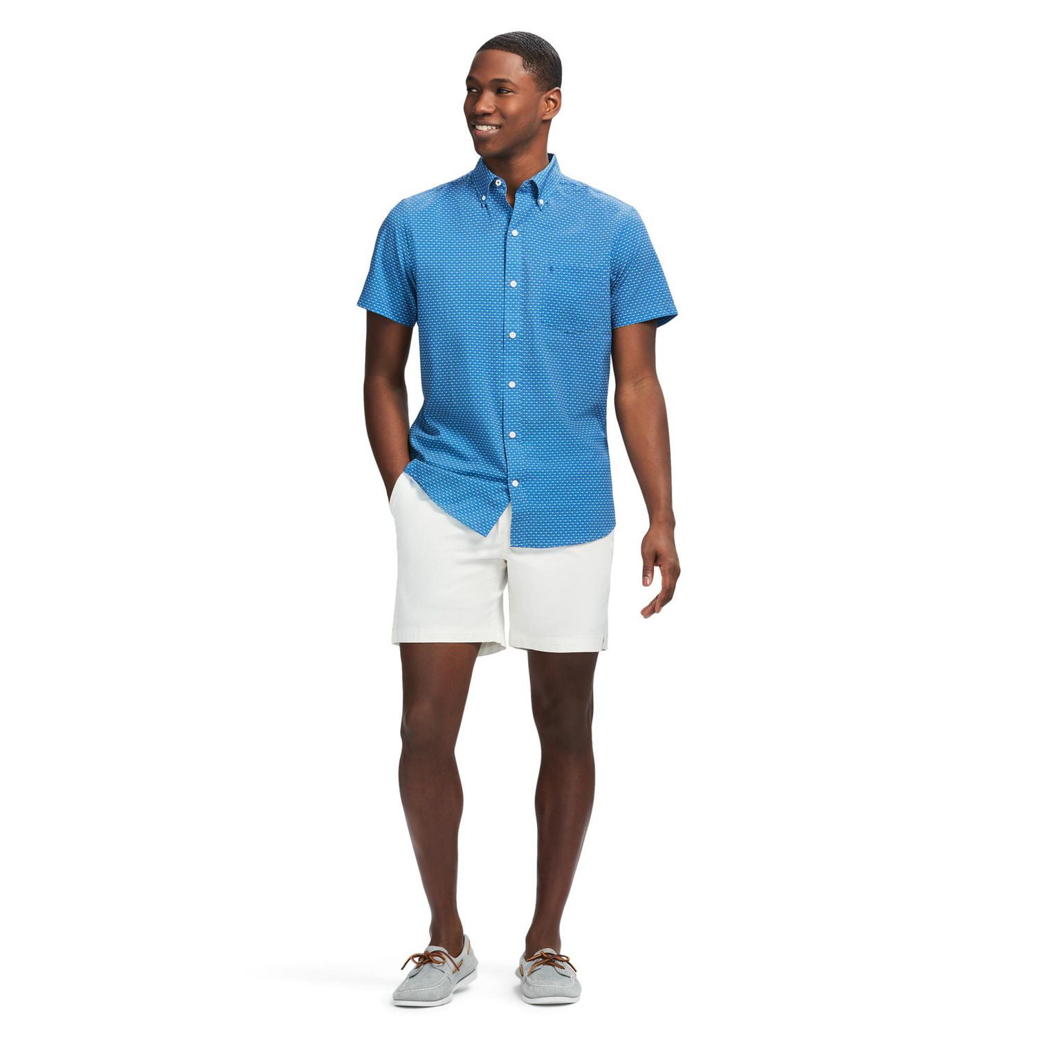 IZOD S/S Breeze Print Shirt