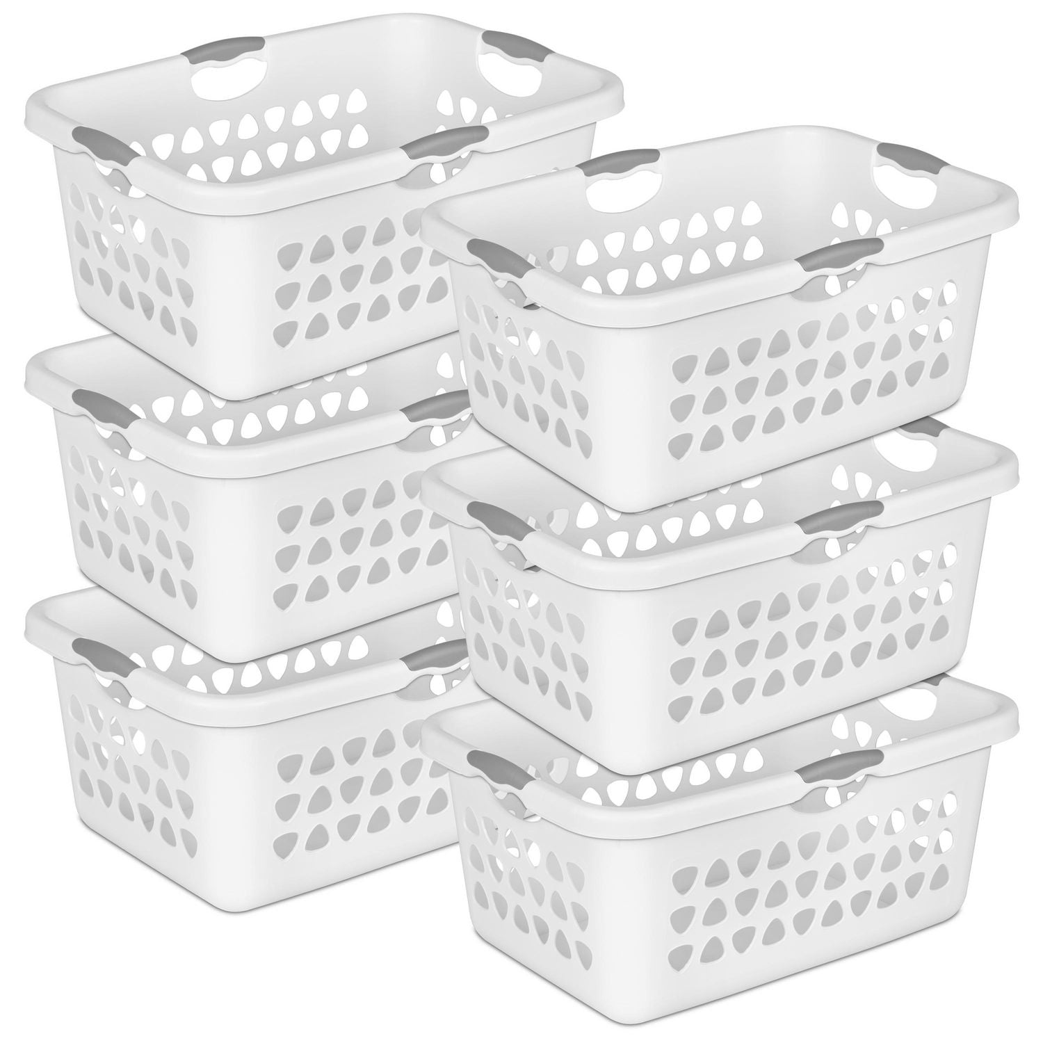 Sterilite 71 L Ultra Laundry Basket White 6PK Walmart Canada