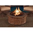 thumbnail image 1 of Sunjoy 36 in Tiki Fire Pit Natural Finish Wheelbarrows, 1 of 1