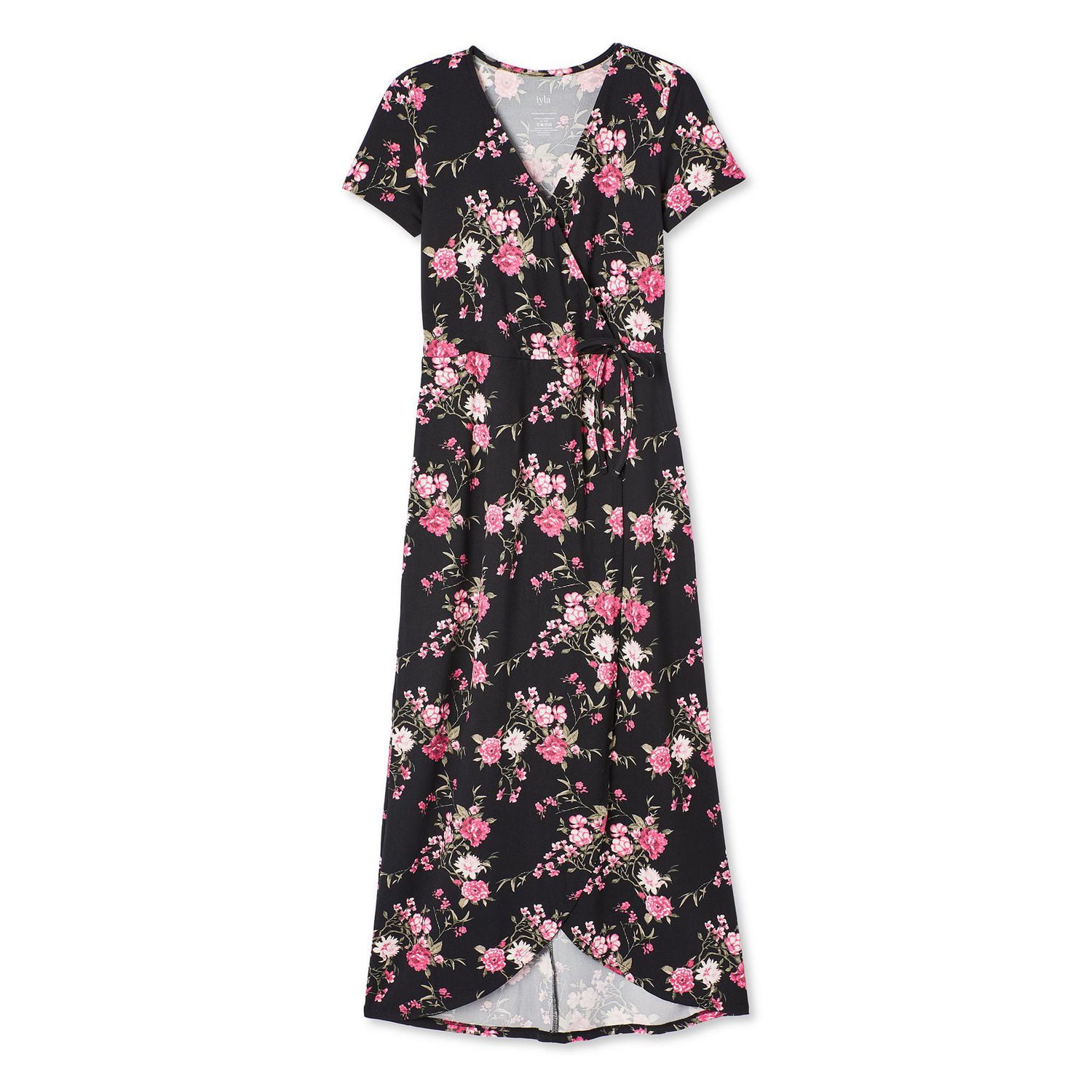 Iyla Women's Faux Wrap Knit Dress