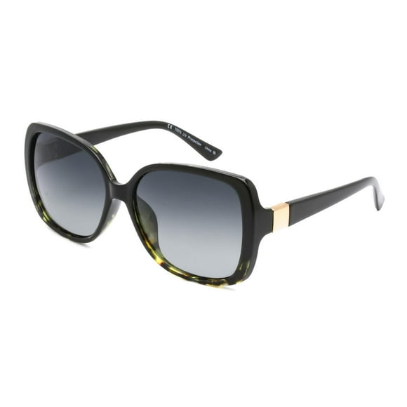 Time & Tru Women's Polarized Oversize Square Sunglasses