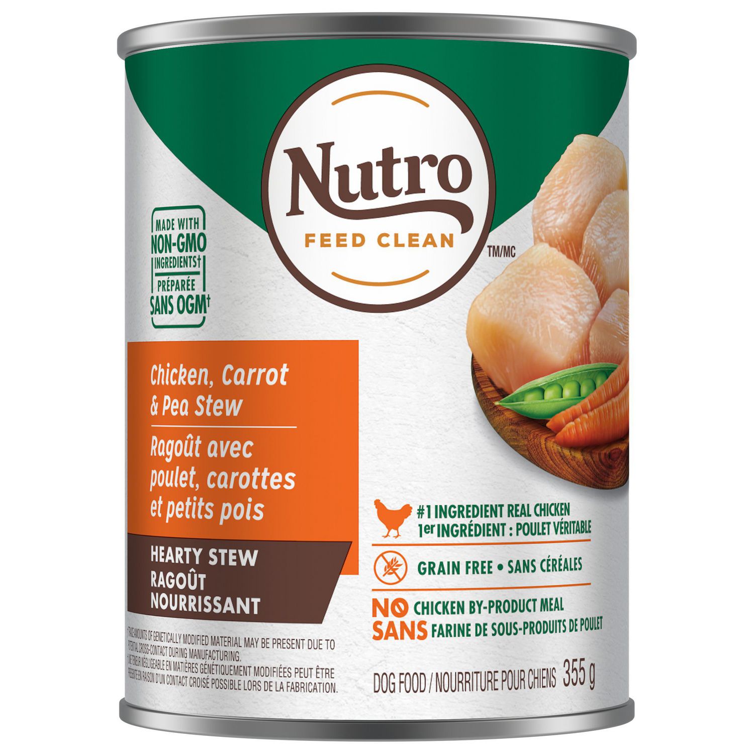 Nutro Grain Free Tender Chicken & Carrot & Pea Stew Wet Dog Food