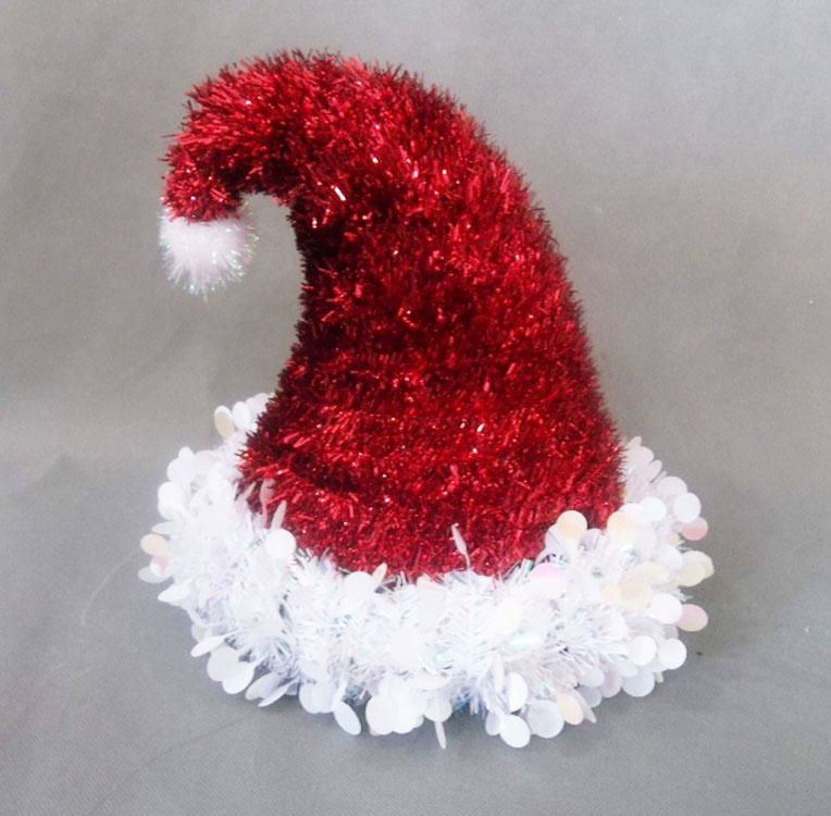 Holiday Time Tinsel Santa's Hat Decoration Walmart Canada