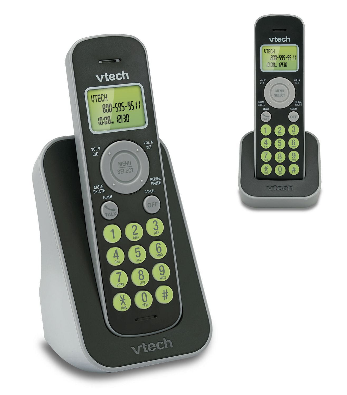 VTech 2 Handset Cordless Phone with Caller ID/Call WaitingFS621421