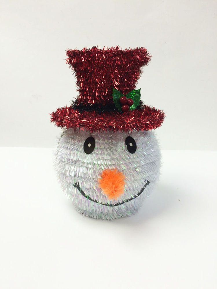 Holiday Time Tinsel Snowman Decoration | Walmart Canada