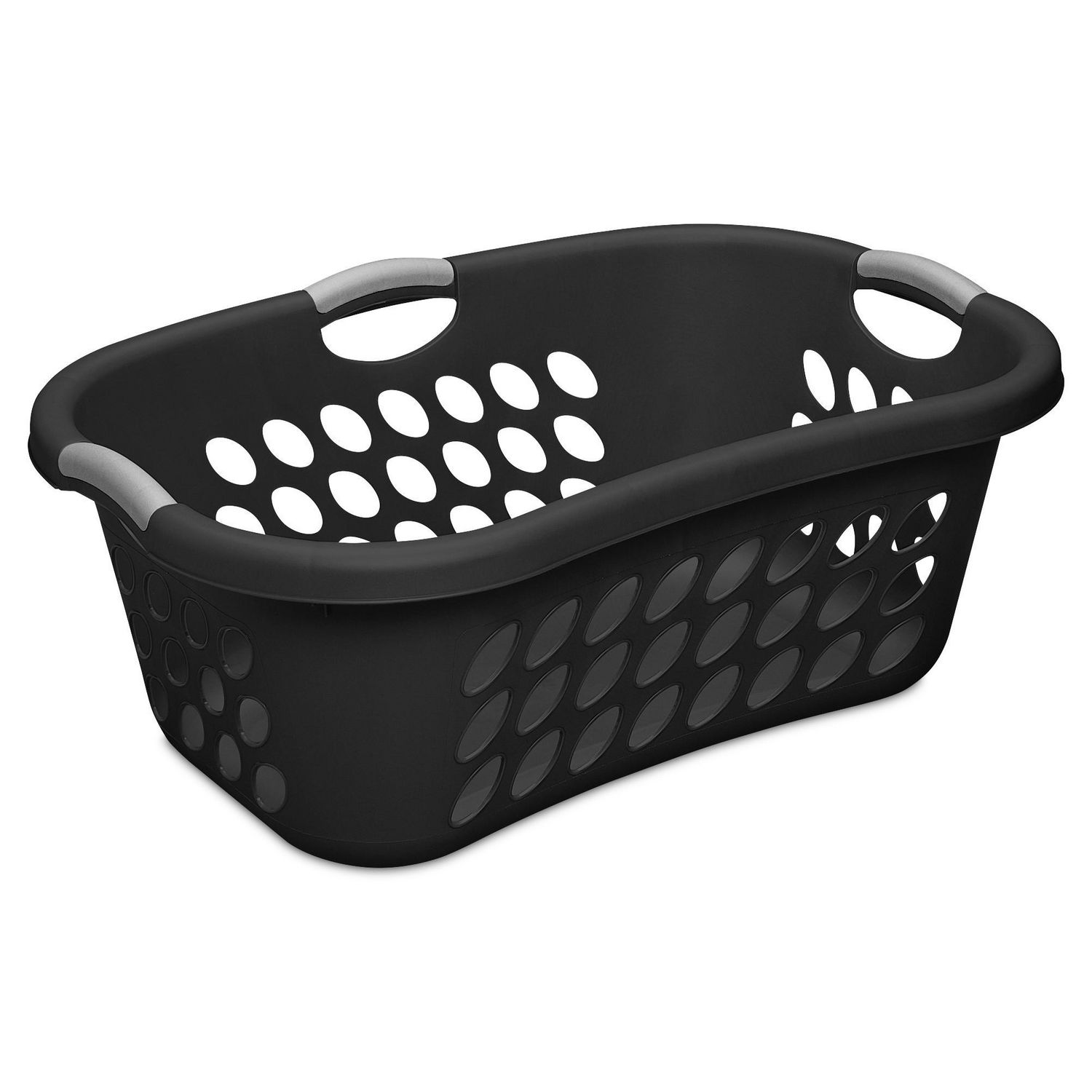 black clothes basket