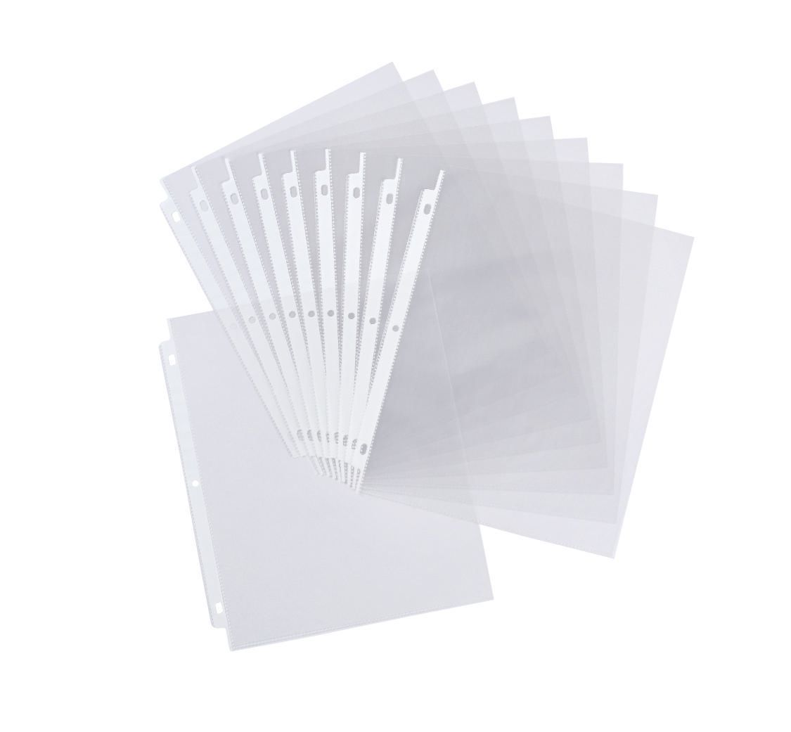 JAM Paper - Protecteur de feuille en plastique, transparent, 10/paquet  (3236518865)
