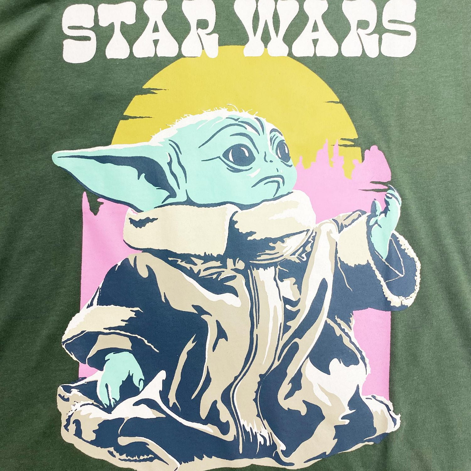 Star Wars The Mandalorian Ladies Grogu T-shirt à manches courtes Tailles: TP-TG