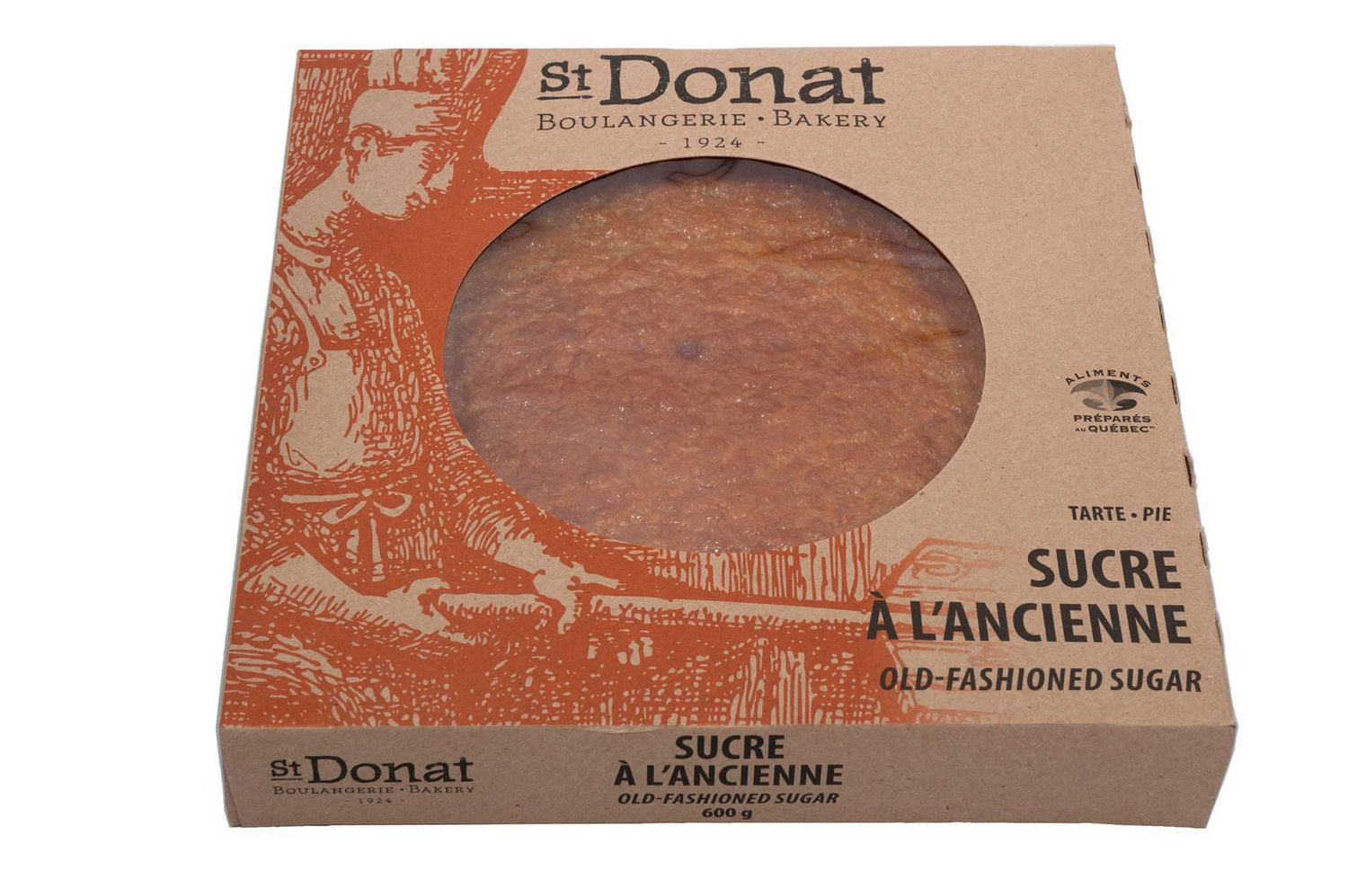 Tarte au sucre à l’ancienne Boulangerie St-Donat 600g
