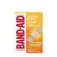 thumbnail image 1 of Band-Aid Brand Adhesive Bandages with Polysporin Antibiotic Ointment, Pack of Assorted Sizes, for Wound Care and First Aid, 20 Count, 1 of 6