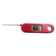 Un thermomètre compact pliable AccuChef, noir our rouge, modèle 2250 Enregistre la température interne – image 3 sur 9