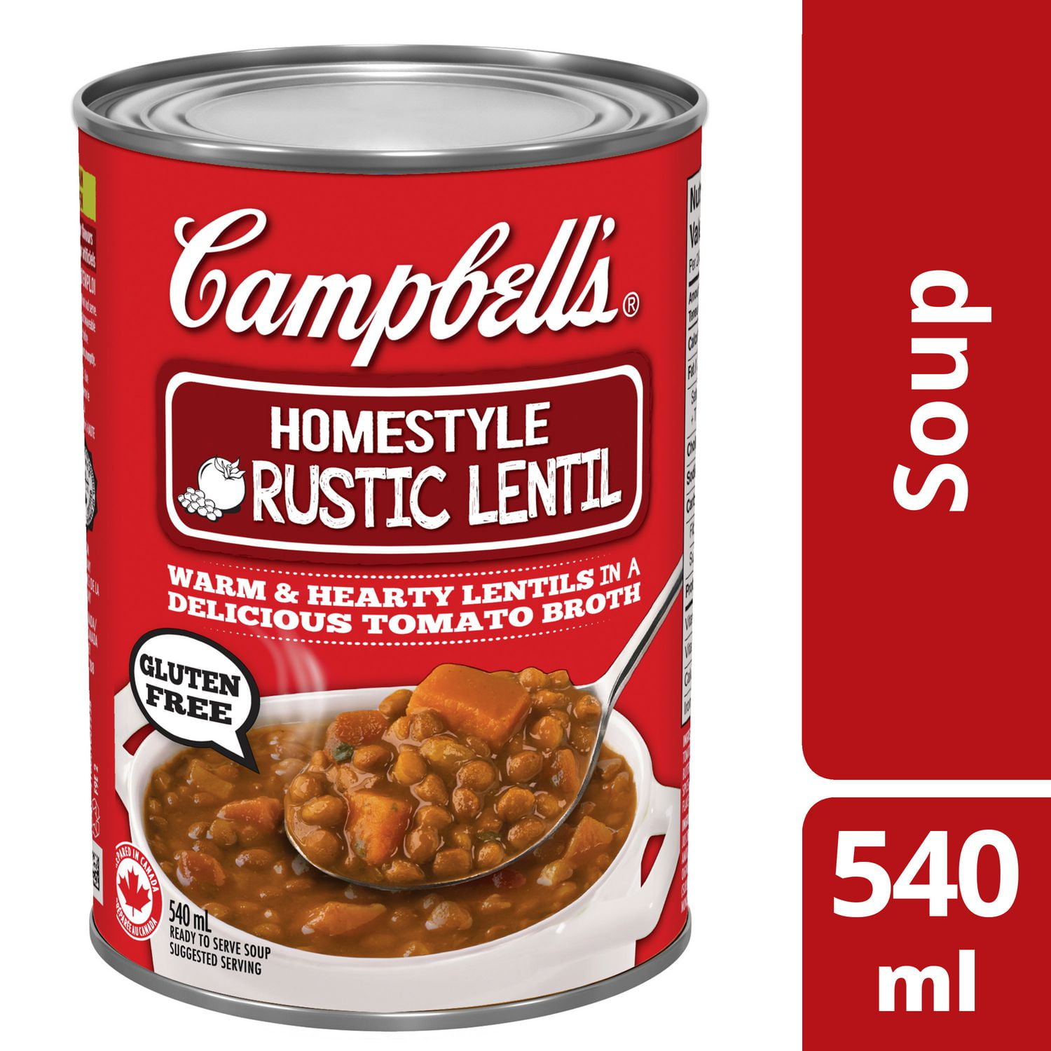 Campbell Ready To Serve Homestyle Rustic Lentil Soup Walmart Canada