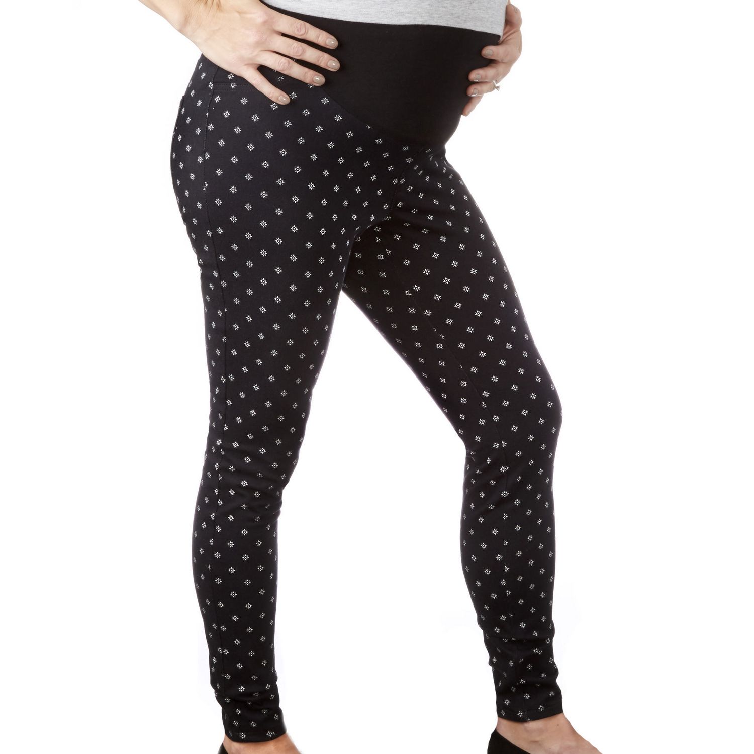Maternity Knit Twill Jeggings Walmart Canada