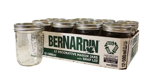Bernardin Decorative Mason Jar/WM 500ml | Walmart Canada